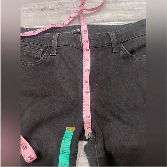Vtg Mob Wife Joe’s Jeans Mid Rise Black Angelyne Skinny Straight Jeggings - Picture 8 of 8